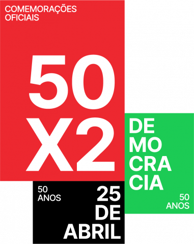 Logo Comissão Comemorativa 50 Anos 25 de Abril 