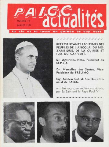 Capa do "PAIGC Actualités" de julho de 1970