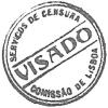 Um carimbo utilizado pelos Serviços de Censura de Lisboa
